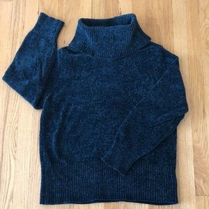 Loft chenille cowl-neck sweater